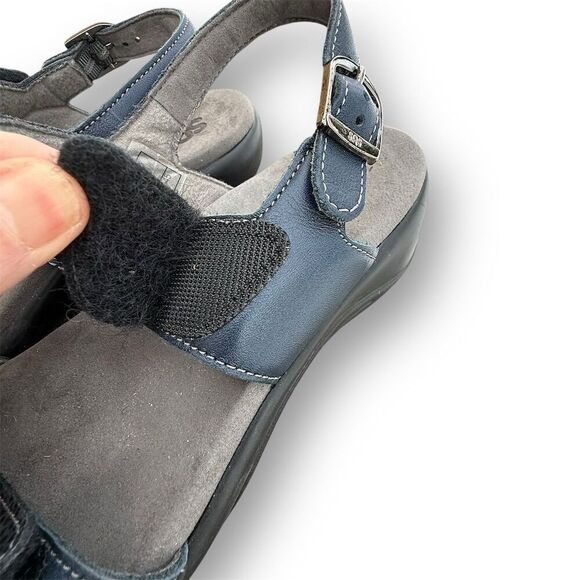 SAS Women's Nudu Sandal 8W Blue Adjustable Comfort Casual Summer - Picture 9 of 16